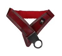 Healeved Cintura Elastica in Vita Rossa Rivetti per Donna Cintura Punk alla Moda Dettagli Metallici Adatta per Abiti da Festival e Feste Medievali
