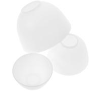 Healeved Ciotole per Maschere Facciali in Silicone Set da 3 Resistenti e Morbide per Miscelazione e Applicazione di Fanghi e Argilla Uso Domestico e Trattamenti Viso