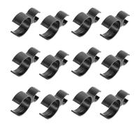 Healeved Clip per Evitare Versamenti 10 Pezzi in Plastico Nero per Bottiglia Singola Design a Foro Singolo per Feste e Party
