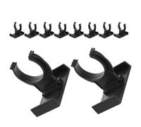 Healeved Clip per Gambe Mobili da Cucina e Clip Livellatrici per Zoccolo, Morsetti per Gambe per Pavimenti Irregolari, 10 Pezzi in Pp Nero per Armadietti e Unità di Stoccaggio, Supporto