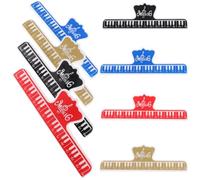 Healeved Clip per Spartiti Musicali per Pianoforte, Set da 8 Pezzi Multicolore, Morsetti per Fissaggio Pagine di Libri, Porta Spartiti Resistente e Versatile per Musicisti e Lettura