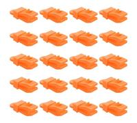 Healeved Clip per Teloni da Campeggio Antivento 20 Pezzi Gialli - Morsetti per Tende da Sole e Coperture Esterne Impermeabili - Accessori Resistenti per Campeggio, Roulotte e Attività