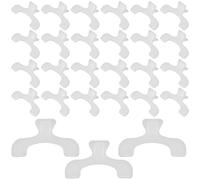 Healeved Clip Trasparenti per Libri 35 Pezzi Fermagli per Pagine Riutilizzabili in Plastica Porta-Segnalibri per Ufficio Scuola e Lettura Accessori per Libri e Quaderni