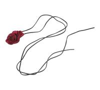 Healeved Collana Choker Donna Fiore di Rosa Rossa Leggero e Confortevole, Elegante Gioiello Romantico la Vita Quotidiana e Appuntamenti