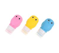 Healeved Compatti E Riutilizzabili - 3 Flaconi Per Lozione A Forma Di Gufo Contenitori Da Viaggio Per Creme E Prodotti Di Bellezza