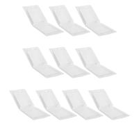 Healeved Confezione 10 Scatole Blister Trasparenti con Chiusura a Scatto, Contenitori Plastica Rigida con Coperchio per Imballaggio Prodotti Elettronici, Organizer Portatile Piccolo