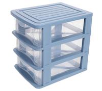 Healeved Contenitore Per Cosmetici in Design Tre Strati Organizer Per Cassetti Piccolo Cassetti Portaoggetti Per Scrivania Mobiletto Per Trucco Organizer Da Scrivania