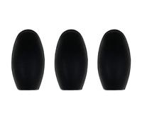 Healeved Copertura Protettiva in Silicone per Chiave Laterale Sassofono Set da 3 Copritasti Palmari Neri Accessori Strumenti Musicali Compatibili per Protezione e Suono Ottimale