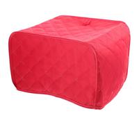 Healeved Copertura Protettiva per Macchina del Pane e Tostapane, Antimacchia in Poliestere Resistente, Grande Taglia Rossa, Accessorio Casa per Protezione da Polvere e Sporco
