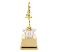 Healeved Coppa di Danza Piccola in Plastica Dorata Premio per Vincitori di Concorsi Sportivi e Souvenir di Partecipazione Mini Coppa Leggera per Eventi di Danza e Competizioni