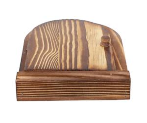 Healeved Copri Porta Adesivo Interruttore a Legno di Forma | Protezione per Placchetta Luce, Colore Caffè, Stile Decorativo, per Bagno e Ambienti Domestici