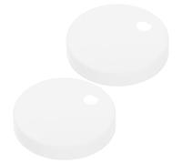 Healeved Copribulloni per Wc da 45 Mm in Plastica Bianca, Set 2 Pezzi, Accessori per Installazione Coperchio Water, Tappi Coprivite Resistenti e Facili da Montare per Bagno