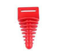 Healeved Copripunta Scarico in Gomma per Moto da Cross Rosso Tappi Terminali per Moto 2 e 4 Tempi Accessori Motociclistici per Protezione e Decoro Coda Adatto per Uso Off-Road