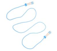 Healeved Corda per Saltare per con Manico in Legno Ergonomico Corda Regolabile in Cotone Morbido 26 M per Attività All’Aperto e Sviluppo Coordinazione Motoria