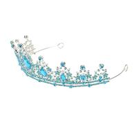 Healeved Corona Nuziale da Sposa Vintage Barocca Strass, Copricapo per Matrimonio Elegante e Leggero, Diadema per Chioma da Donna per Nozze, Feste e Cerimonie