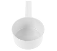 Healeved Cucchiaio Dosatore in Ferro Bianco per Polveri, per Lavaggio e Cucina, Misuratore per Farina e Cibo per Animali, Design Monopezzo Resistente