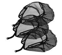 Healeved Cuffia Per Nera in Rete Set 3 Pezzi Traspirante Ed Elastico Per Donne Accessorio Pratico Per Parrucche Vestibilità Sicura Per Diversi Stili e