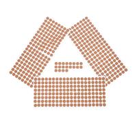 Healeved Cuscinetti Rotondi in Sughero Autoadesivi Antiscivolo per Mobili 12Mm X 1Mm Protezione Termica e Assorbimento Urti per Ante Armadi Piedini per Gambe Sedie e Superfici Delicate