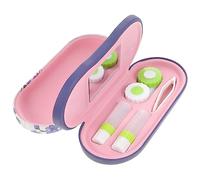 Healeved Custodia Per Occhiali Resistente Allusura Supporto Sostituibile Design Compatto Per Attività Allaperto Tessuto Floccato Materiale Pu