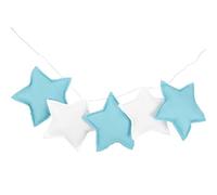 Healeved Decorazione Stelle a Corda, 5 Pezzi in Stoffa per Camera