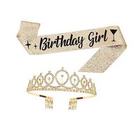 Healeved Di Compleanno Per Ragazze Fascia Per Feste Femminili Tracolla Per Compleanno Cintura Decorativa Per Galateo Articoli Per Feste Di Realizzato in Materiale Per Durevole e Pratico