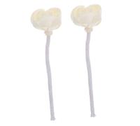 Healeved Diffusore Legno Sostituibili di Essenziali Oli Fiori e Finti in Bianca Corda di Cotone 2 Pezzi per Ambienti Interni come Case e Uffici