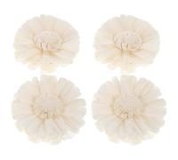 Healeved Diffusori di Fiori in Cotone 4 Pezzi per Aromaterapia Multiuso Assorbimento Olio Essenziale, Decorazione Unica per Stanze Conferenza e Studio
