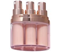 Healeved Dispenser Vuoti Triplo Push Down per Cosmetici e Viaggi Contenitori Liquidi Compatti Portatili e Facili da Usare per Crema Viso e Detergente Makeup