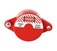 Healeved Dispositivo di Bloccaggio Valvola a Saracinesca in ABS per Rubinetto Acqua Esterno Compatibile Volantino 25-64 MM Blocco Sicurezza Industriale per Manutenzione Professionale