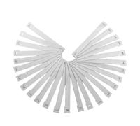 Healeved Divisori in Legno per Vinili Set da 26 Pezzi Alfabeto A-z, Separatori Alfabetici per Scaffali CD e Dvd, Organizer per Riporre Supporti Multimediali e Libri in Posizione Verticale