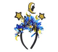 Healeved Eid Mubarak Headband Decorativo Per Ramadan Fascia Per Con Stelle e Accessorio Per Feste e Photo Booth Per Celebrazioni Festive e Eventi Sociali