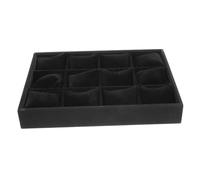 Healeved Espositore Orologi Vassoio Portagioie Impilabile Con Scomparti Organizer Per Braccialetti e Orologi Contenitore Resistente Design Portatile Per Armadio o Vetrina