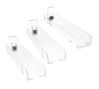 Healeved Espositore per Sigarette da Banco in Plastica Spingitore Automatico Set da 3 Pezzi 28Cm Vassoio Portasigarette per Negozi al Dettaglio Organizzatore Compatto per Colore Casuale