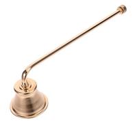 Healeved Estintore per Candele in Ferro Manico Lungo Oro, Spegnicandela Pratico e Sicuro, Accessorio per Casa Che Non Danneggia Lo Stoppino