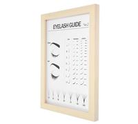 Healeved Eyelash Extension Guide Display Board Poster Informativo Per Estetiste Portatile e