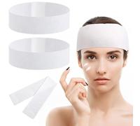 Healeved Fasce usa e getta per il viso, 30 fasce per capelli da spa, per la cura della pelle, da donna, in tessuto non tessuto, per doccia, lavaggio viso, fascia di bellezza