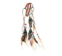 Healeved Fascia Bohemien con Piume Elegante per Donna e Ragazza Accessorio Chic e Confortevole Adatta Ogni Occasione
