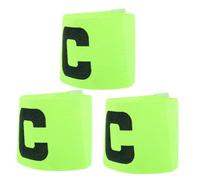 Healeved Fascia da Capitano Calcio Basket Regolabile Antiscivolo Gialla 3 Pezzi per Allenamento Squadra e Partite Ufficiali