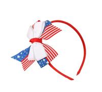 Healeved Fascia Per Capelli Bambina Con Motivo A Strisce Patriottiche Accessorio Per Capelli Per La Festa Della Bandiera Nazionale Bandiera Usa Confezione Da