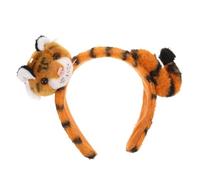 Healeved Fascia per Capelli Orecchie di Tigre in Peluche Cerceotto per Capelli Forma di Animale Accessorio per Cosplay da Bambina Cerceotto per Bomboniere