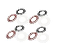 Healeved Fascia per Chioma Elastica Pettine in Plastica a Forma Circolare, 30 Pezzi, per Eventi Speciali e Uso Quotidiano, Cattura Efficacemente i Chioma Sfuggenti