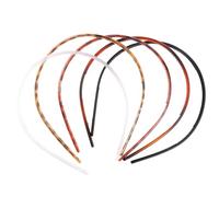 Healeved Fascia per Chioma per Uso Quotidiano e Feste 12 Pezzi in Plastica Design Semplice e Traspirante, una Taglia Adatta alla Maggior Parte Colore Casuale per Donna e Ragazza