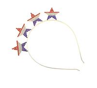 Healeved Fascia Per Con Forcina Per Il Carnevale Del Dell'indipendenza Con Design A Pentagramma Accessorio Per Il Capodanno in Maschera