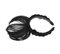 Healeved Fascia Sintetica Con Frangia Intrecciata Per Donna Accessorio Elegante Per Feste Cosplay e Occasioni Speciali Facile Da Indossare e Rimuovere Adatta Tutti Tipi Di Viso
