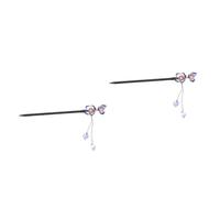 Healeved Fermacapelli Cinese Con Nappa Fatto a Mano Con Fiori Di Perle Decorazione Per Abito Tradizionale