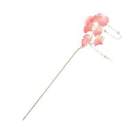 Healeved Fermaglio Per Da Donna Con Decorazione Foglia Di Ginkgo e Nappa Elegante Bacchetta Per Chignon Accessorio Per Cerimonie e Feste Stabile e Resistente