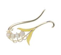 Healeved Fermaglio Per Fiore Elegante Con Clip Francese Accessorio Decorativo Per Sottili e Spessi Per Acconciature Da Donna Di Ogni Età Design Alla Moda e Stabile