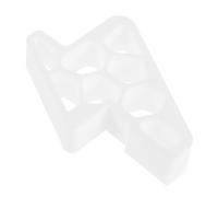 Healeved Fermaporta a Cuneo in Plastica Bianco per Appartamenti e Garage, Struttura a Cuneo Multifunzione, Previene Chiusure Accidentali e Facile da Inserire negli Spazi
