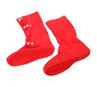 Healeved Ghette Copriscarpa per Escursionismo in PVC Rosso Impermeabili Antiscivolo e Regolabile, per Sport All'aperto e Trekking nel Deserto