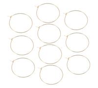 Healeved Grandi Orecchini a Cerchio Oversize per Donna, Acciaio Inossidabile Lucido, Leggii e Resistenti, per Feste, Matrimoni e Uso Quotidiano, Cerchi Rotondi da 35mm, Confezione da 10 Pezzi